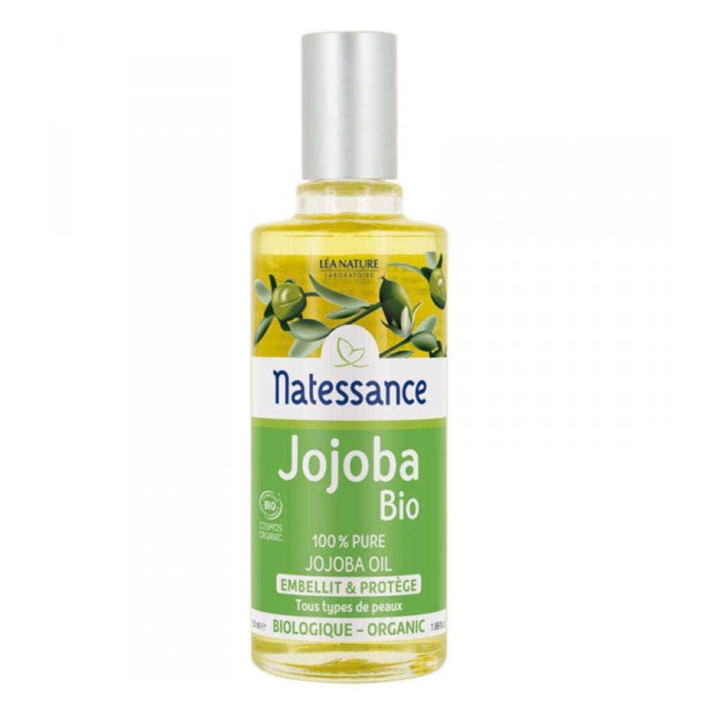 Natessance Huile De Jojoba Bio Huile Pure Embellit Et Protege 50ml