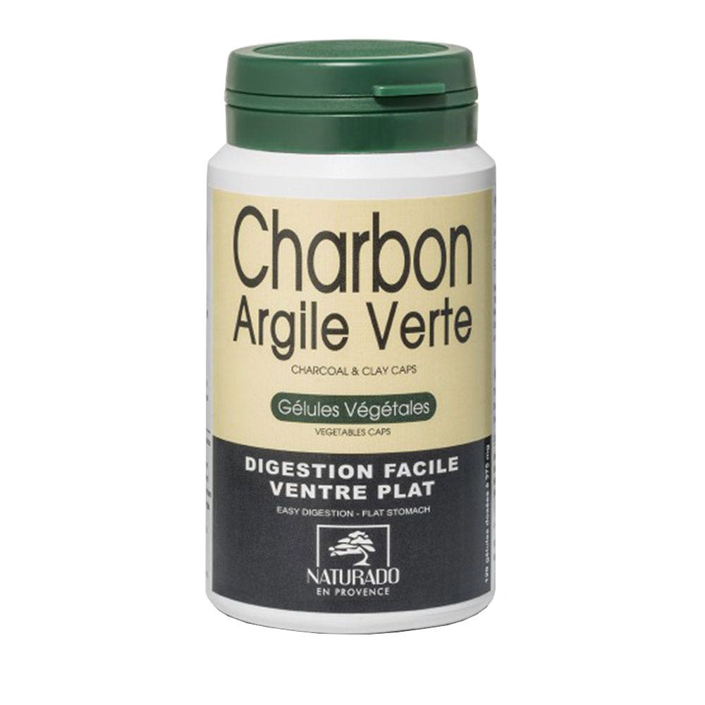 Naturado Charbon & Argile Verte 120 Gelules