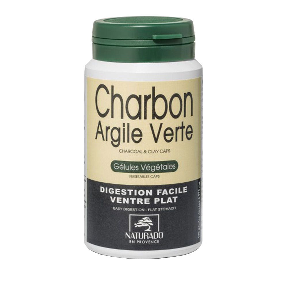 Charbon & Argile Verte 120 Gelules Naturado