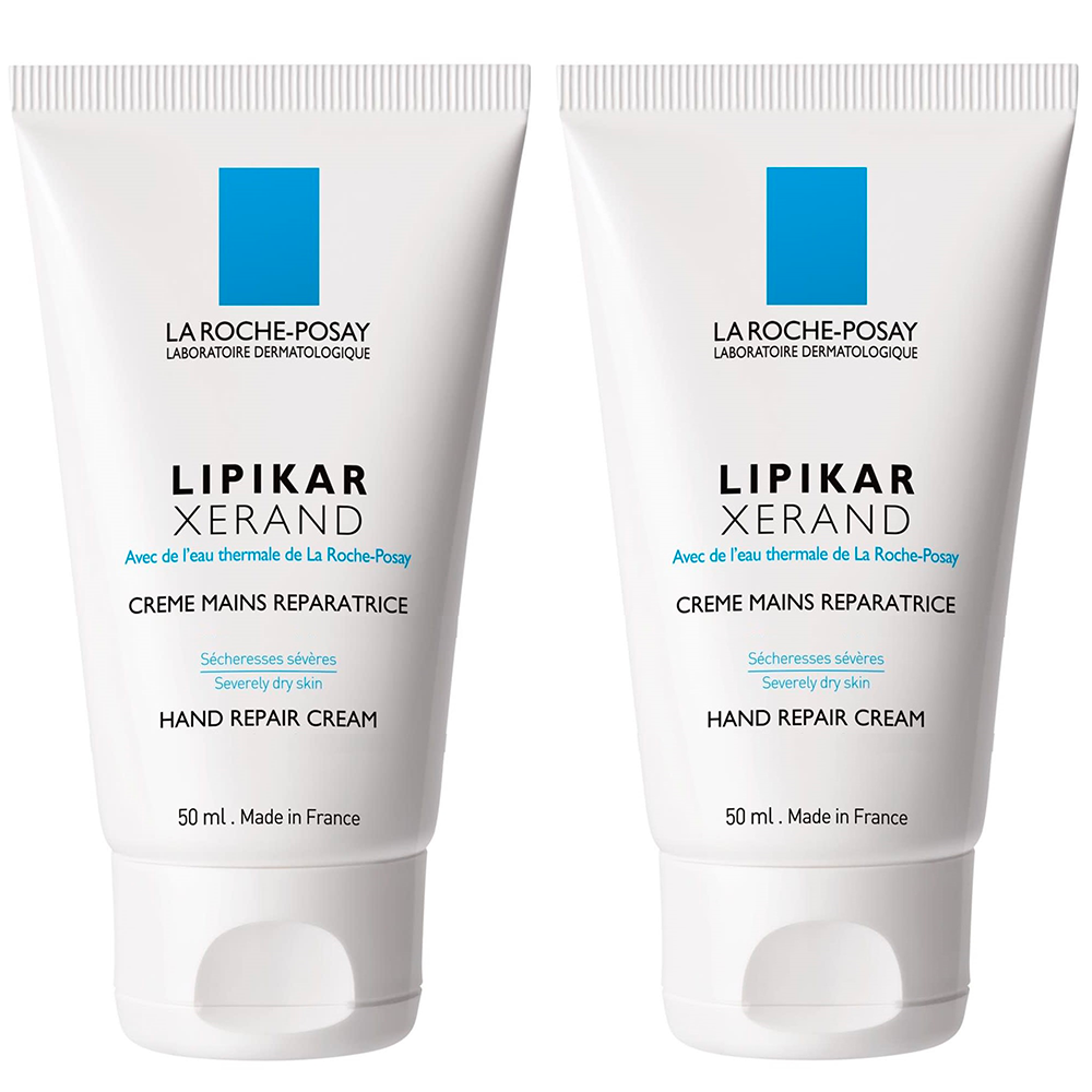 La Roche-Posay Lipikar Creme Mains Reparatrice Xerand Mains Seches 2x50ml