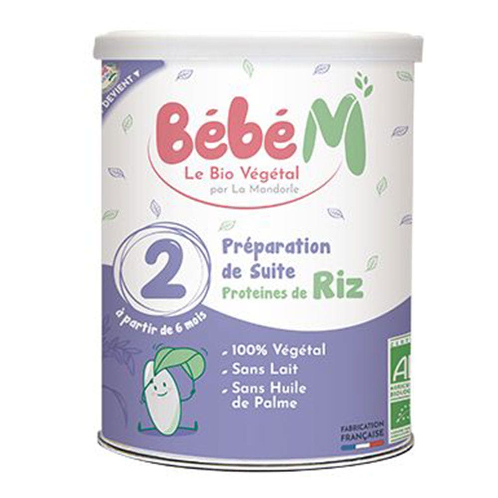 Protéines de Riz AR Bio 600g Bébé M 2eme Age Dès 6 Mois La Mandorle