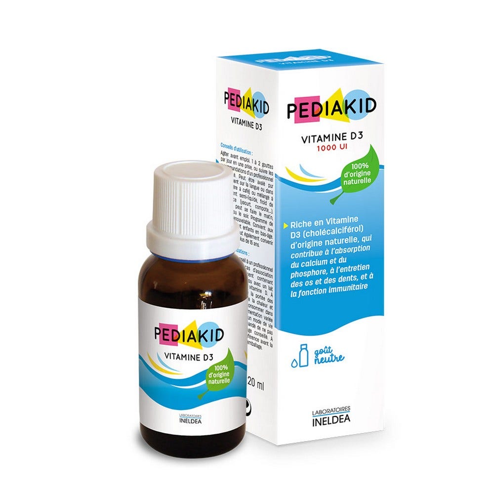 Vitamine D3 1000ui 20ml Pediakid
