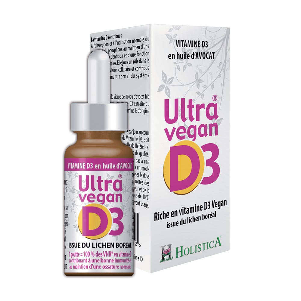 Ultra vegan D3 8ml Holistica