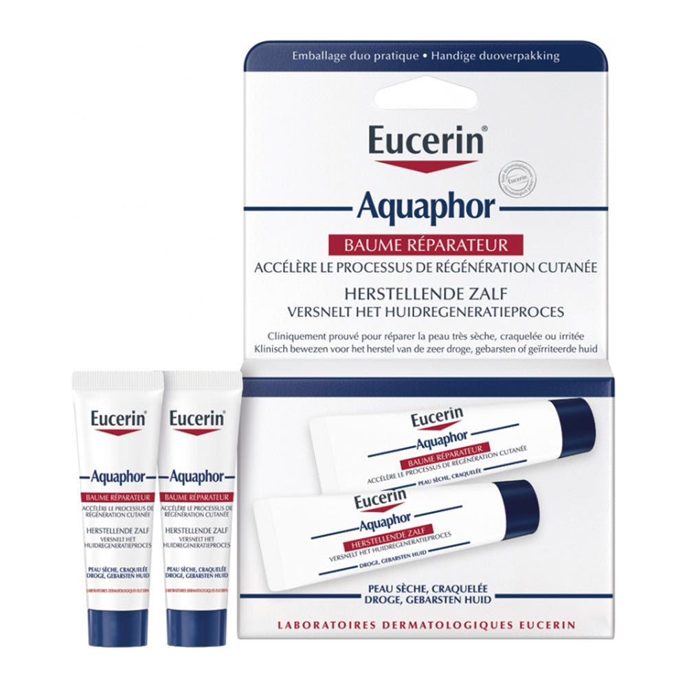 Baume Reparateur 2x10g Aquaphor Peaux sèches et craquelées Eucerin