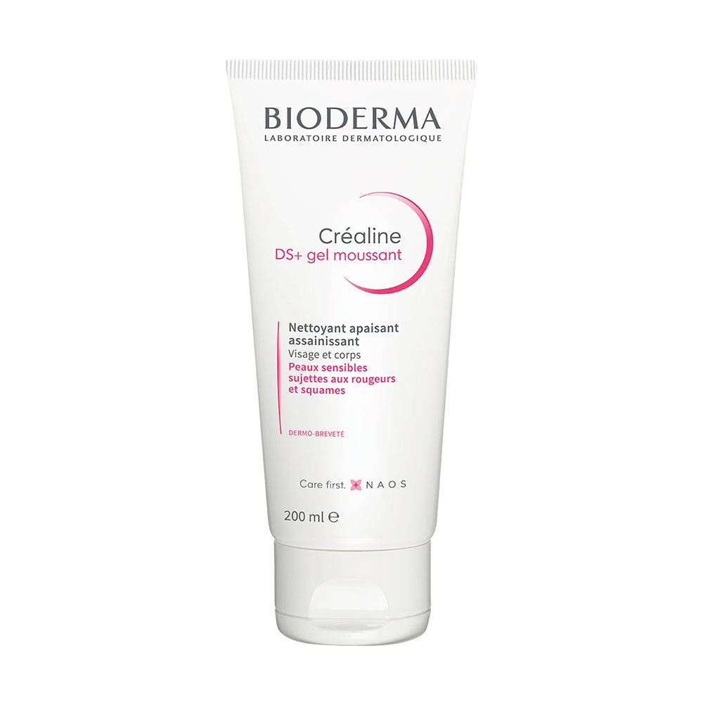 Gel nettoyant Anti-rougeur 200ml Crealine Ds+ Peaux sensibles Bioderma