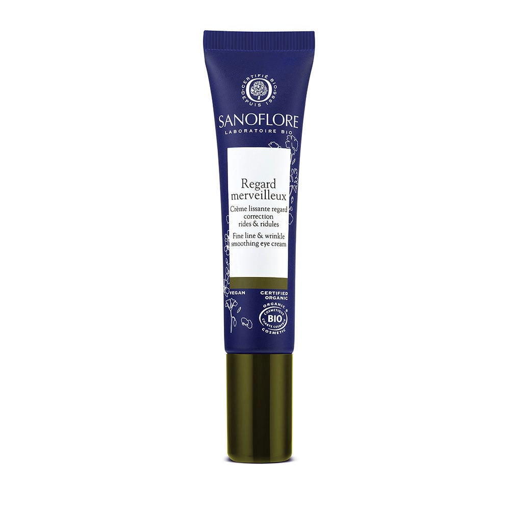 Crème contour des yeux anti rides certifié bio Regard 15 ml Merveilleuse Sanoflore