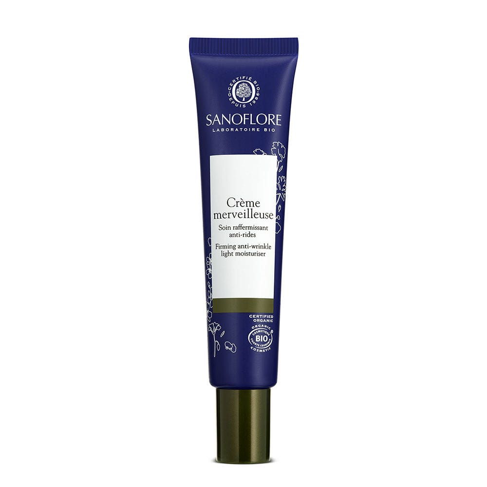 Crème anti rides visage de jour légère 40ml Merveilleuse Sanoflore