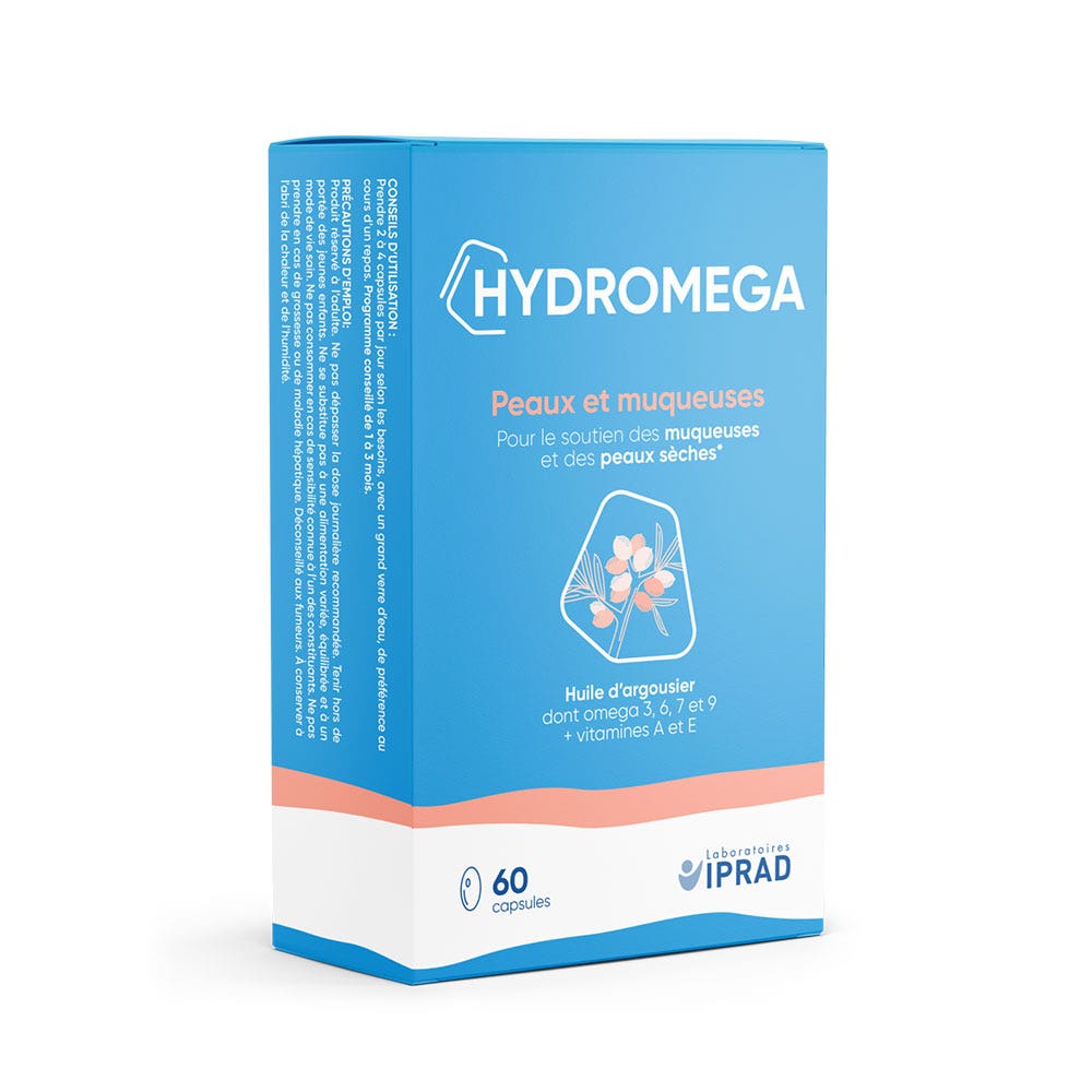 Iprad Hydromega Peaux Et Muqueuses 60 Capsules