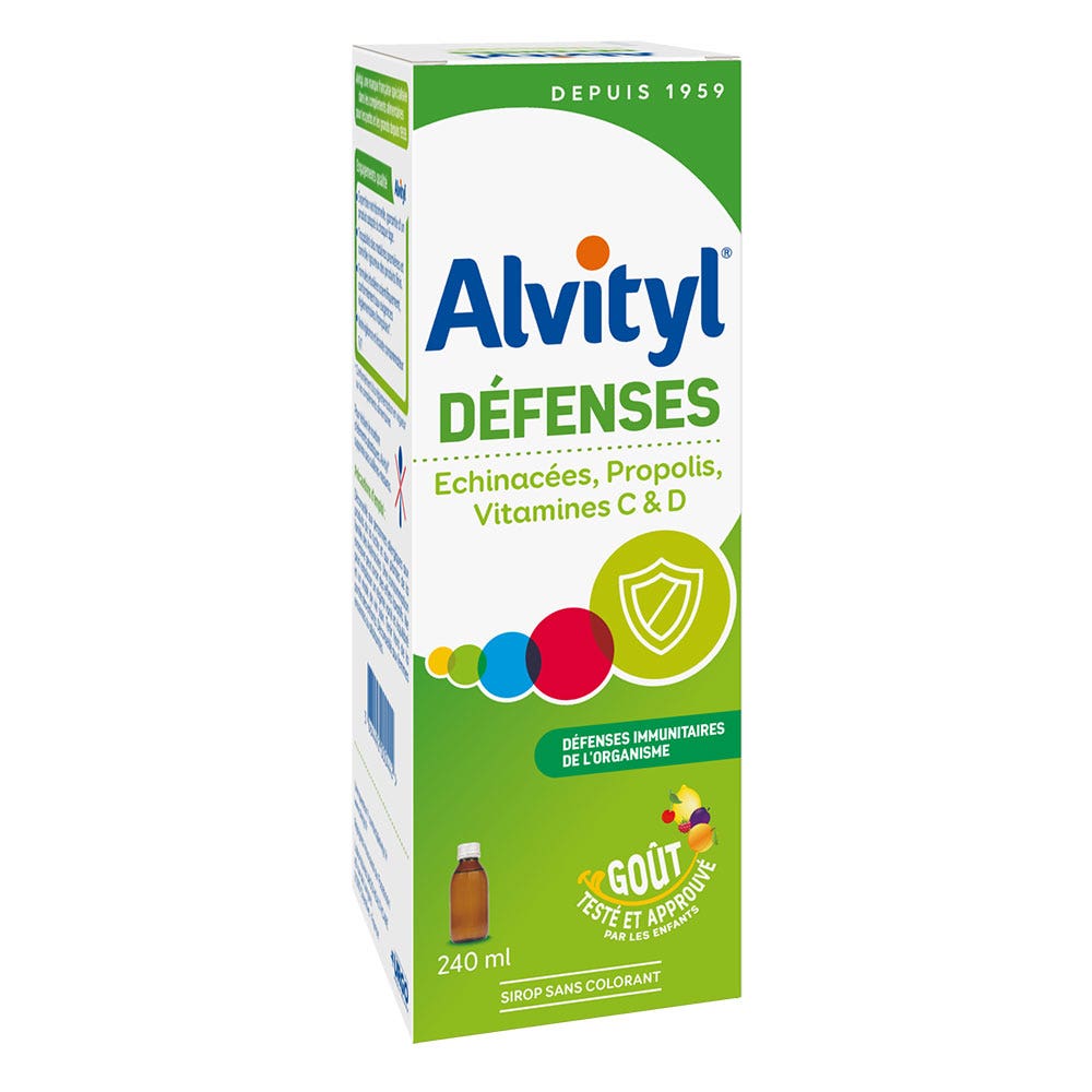 Defenses Sirop Gout Tutti Frutti 240 ml Alvityl