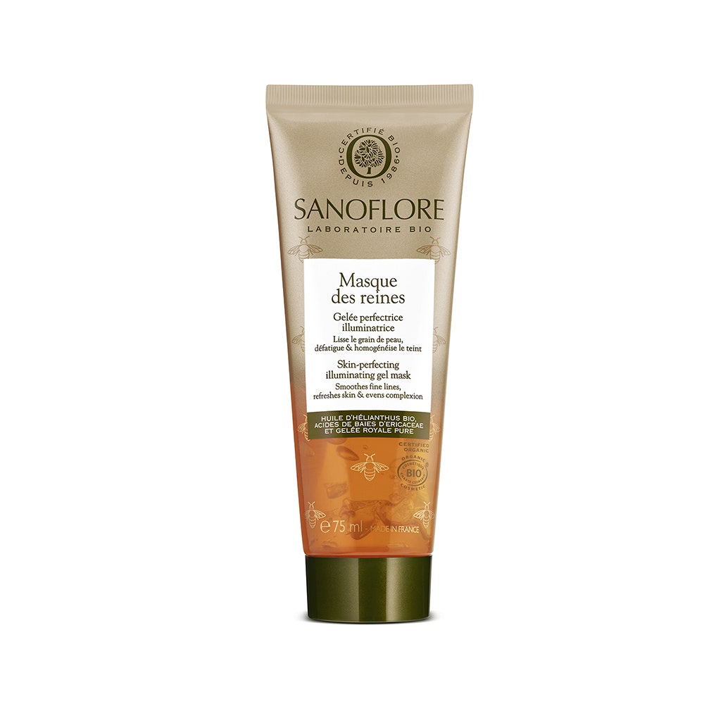 Sanoflore Reines Masque Des Reines Gelee Perfectrice Lumiere Instantanee Bio 75ml