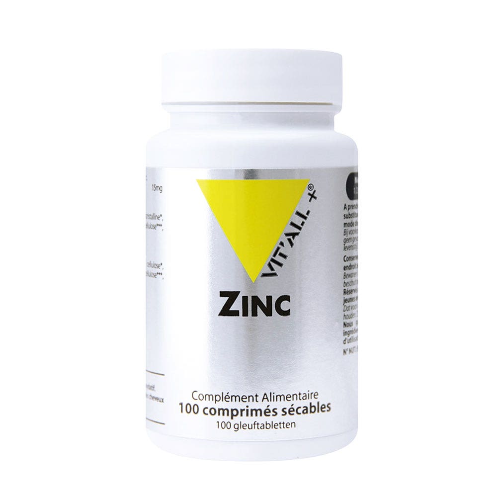 Zinc Bisglycinate 15mg 100 Gélules Végétales Vit'All+