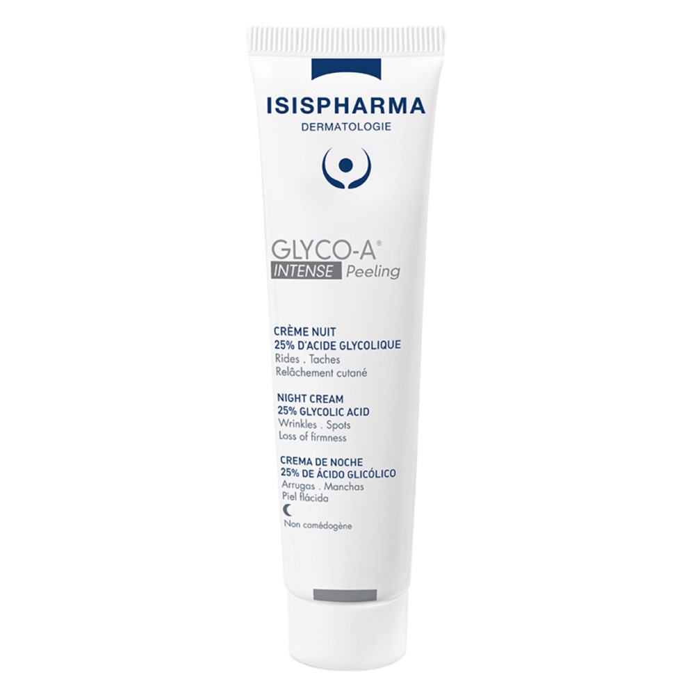 Isispharma Glyco-A Crème de nuit intense peeling 25% d'acide glycolique 30ml