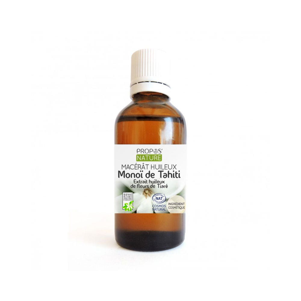 Macerat huileux monoi bio 50ml Propos'Nature