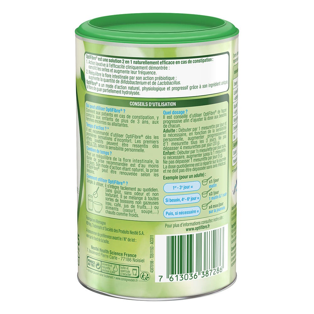 Optifibre 125g Constipation Opti Fibre