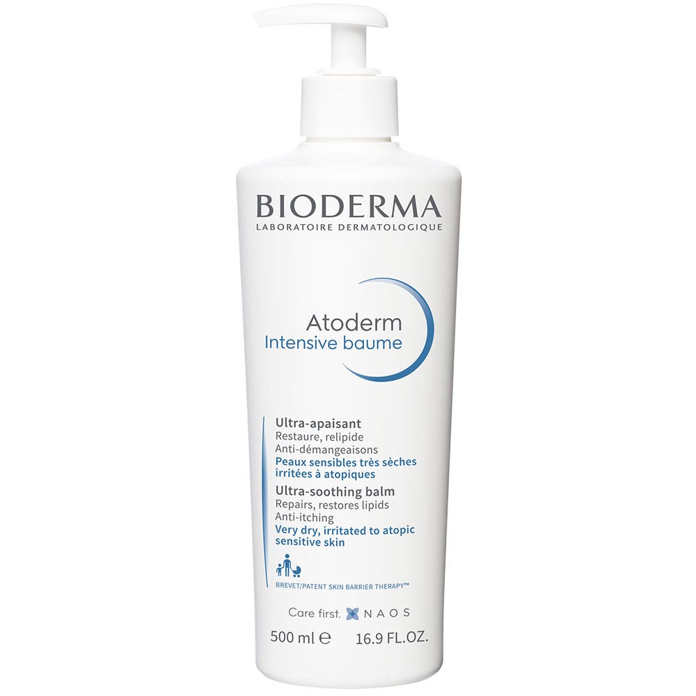Intensive Baume Hydratant Visage et Corps 500ml Atoderm Visage et Corps Peaux Très Sèches Bioderma