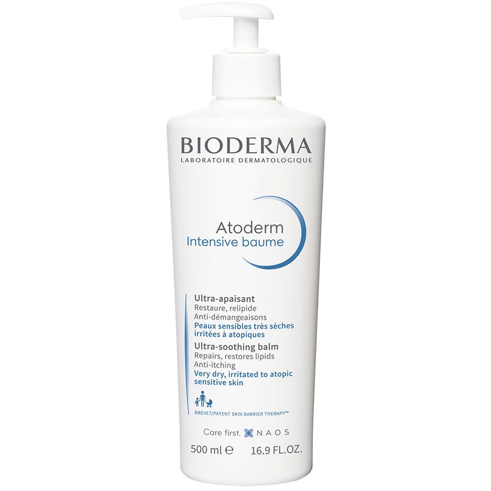 Bioderma Atoderm Intensive Baume Hydratant Visage et Corps Visage et Corps Peaux Très Sèches 500ml