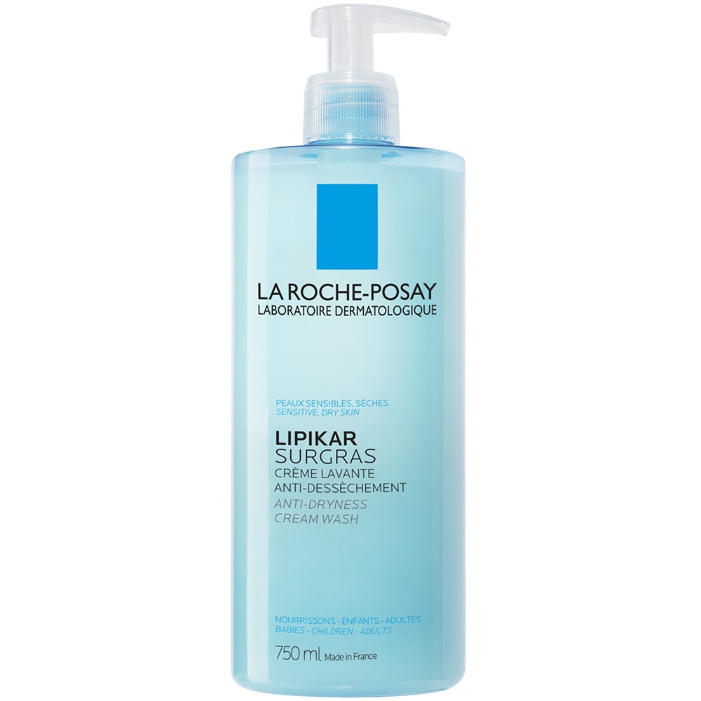 La Roche-Posay Lipikar Creme lavante douche Surgras bebe a l'adulte Peaux seches 750ml