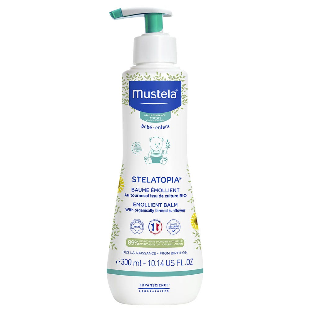 Baume Emollient Stelatopia Peaux A Tendance Atopique 300ml Mustela