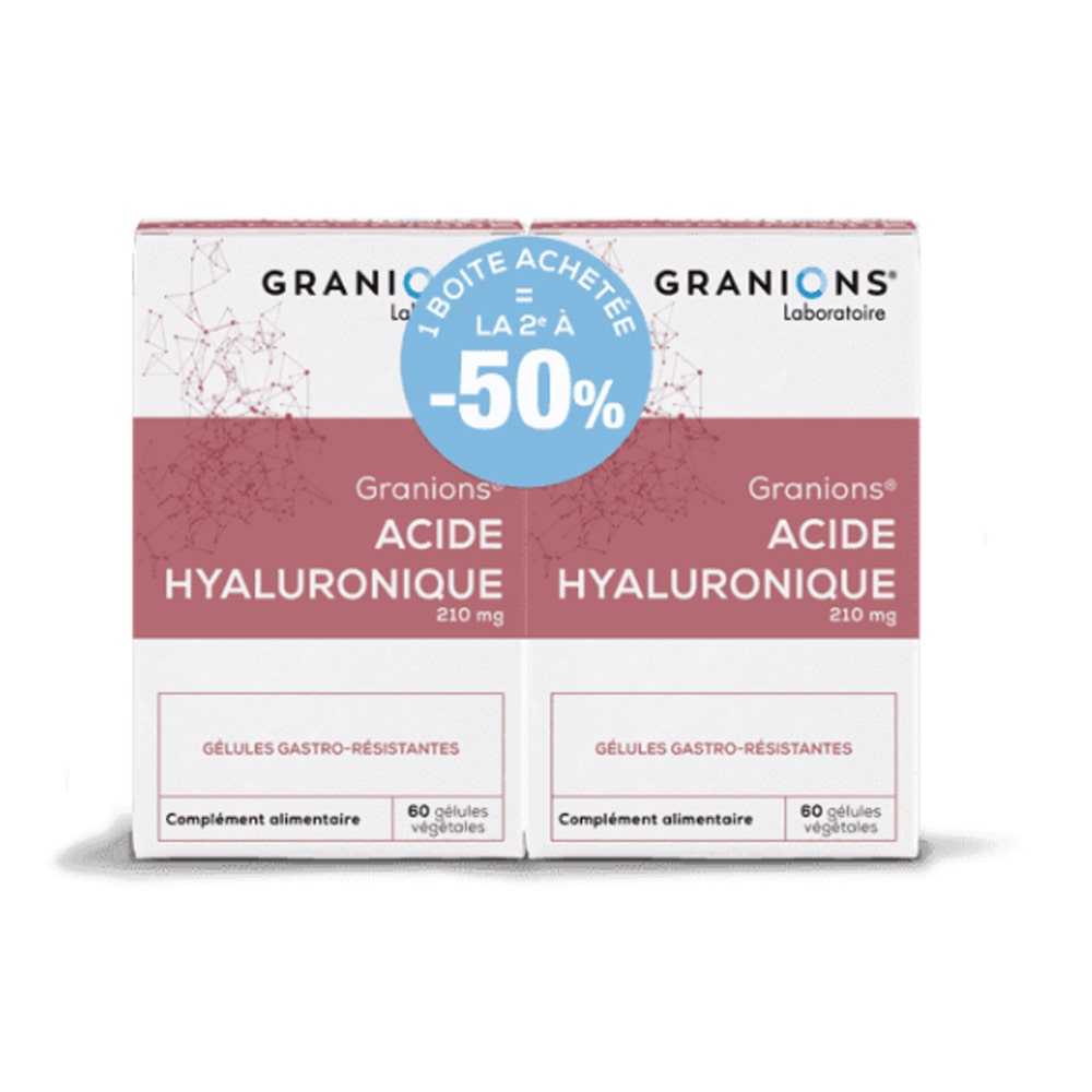 Duo Granions Acide Hyaluronique 2x60 gélules Granions