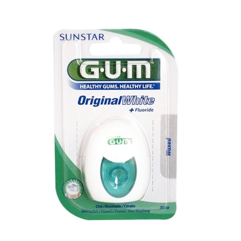 Gum Original White Fil Dentaire Blanchissant 30m