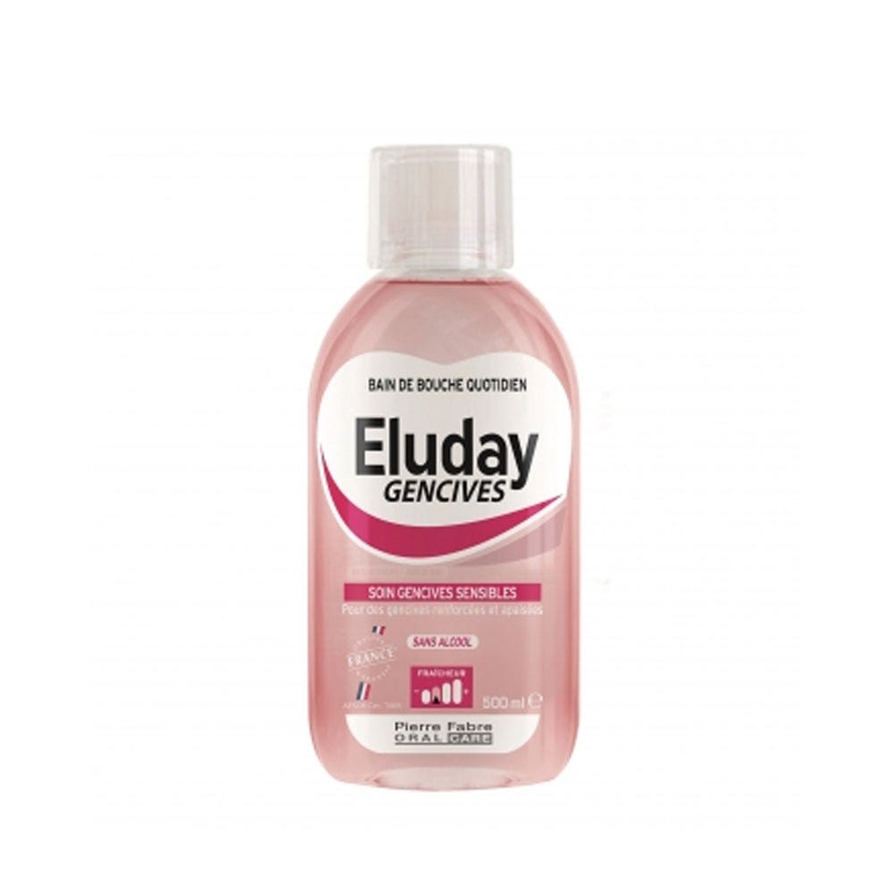 Eluday Bain de Bouche Gencives Sensibles 500ml