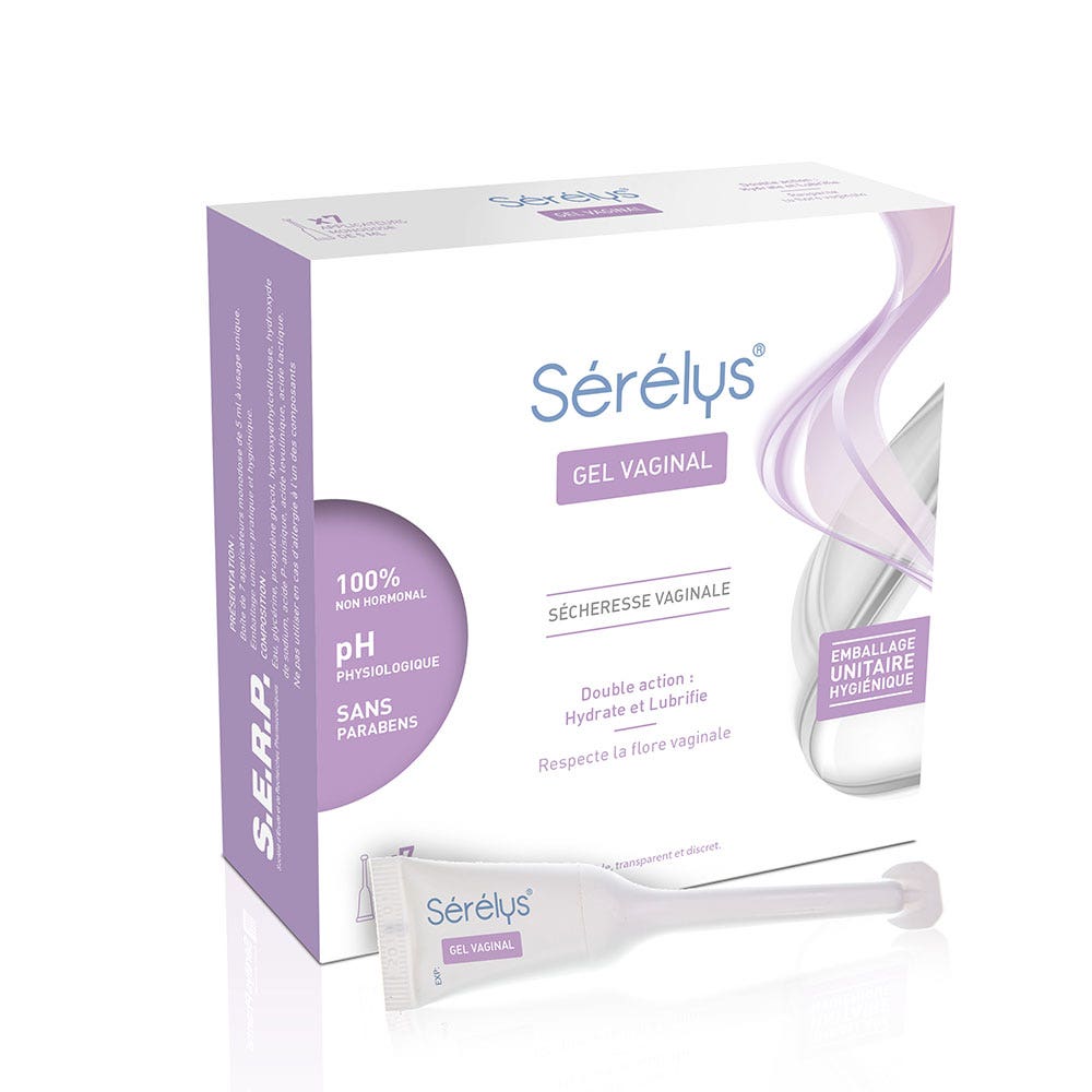 Gel Vaginal 7x5ml Sécheresse vaginale Serelys Pharma