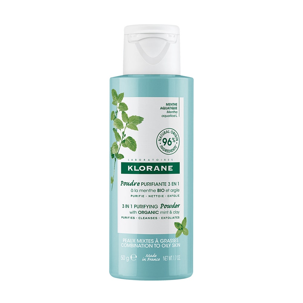 Poudre Purifiante 3 en 1 50g Menthe Aquatique Bio Klorane