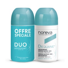 Noreva Deoliane DUO Déodorant roll-on dermo-actif 24H 2x50ml