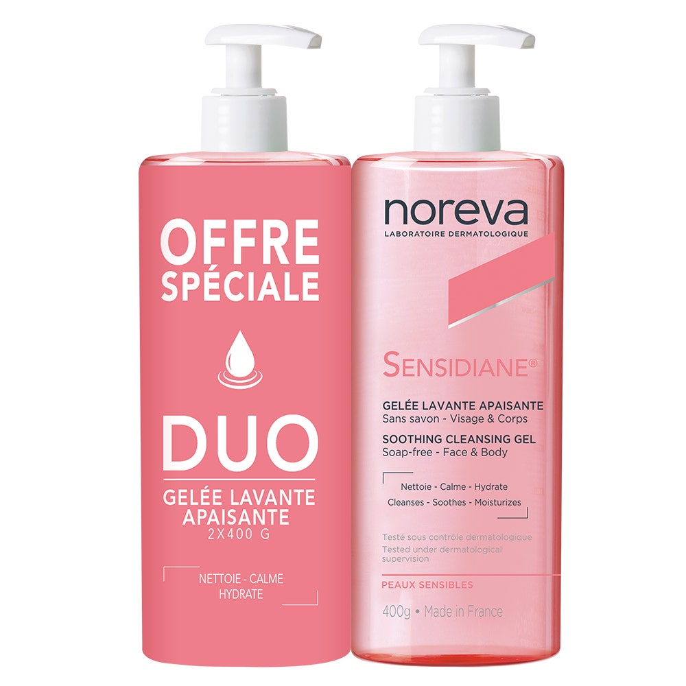 Noreva Sensidiane DUO Gelée lavante 2x400ml