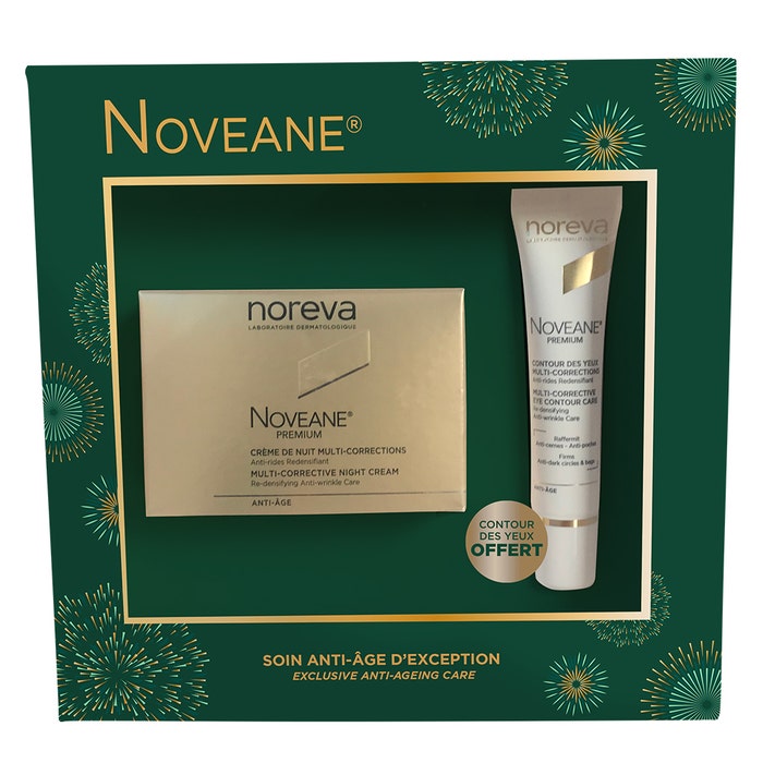 COFFRET crème de nuit multi-corrections & contour des yeux 65ml Noveane Premium Noreva