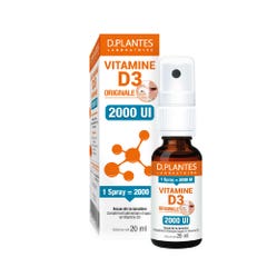 D. Plantes Vitamine D3 Originale 2000 UI Spray 20ml