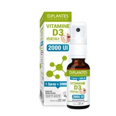 D. Plantes Vitamine D3 Végétale 2000 UI Spray 20ml