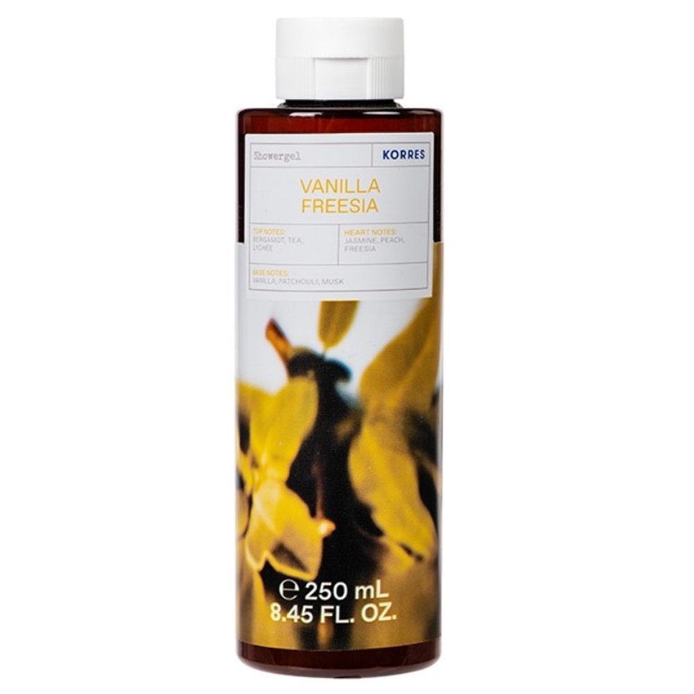 Korres Gel douche Vanille Freesia 250ml