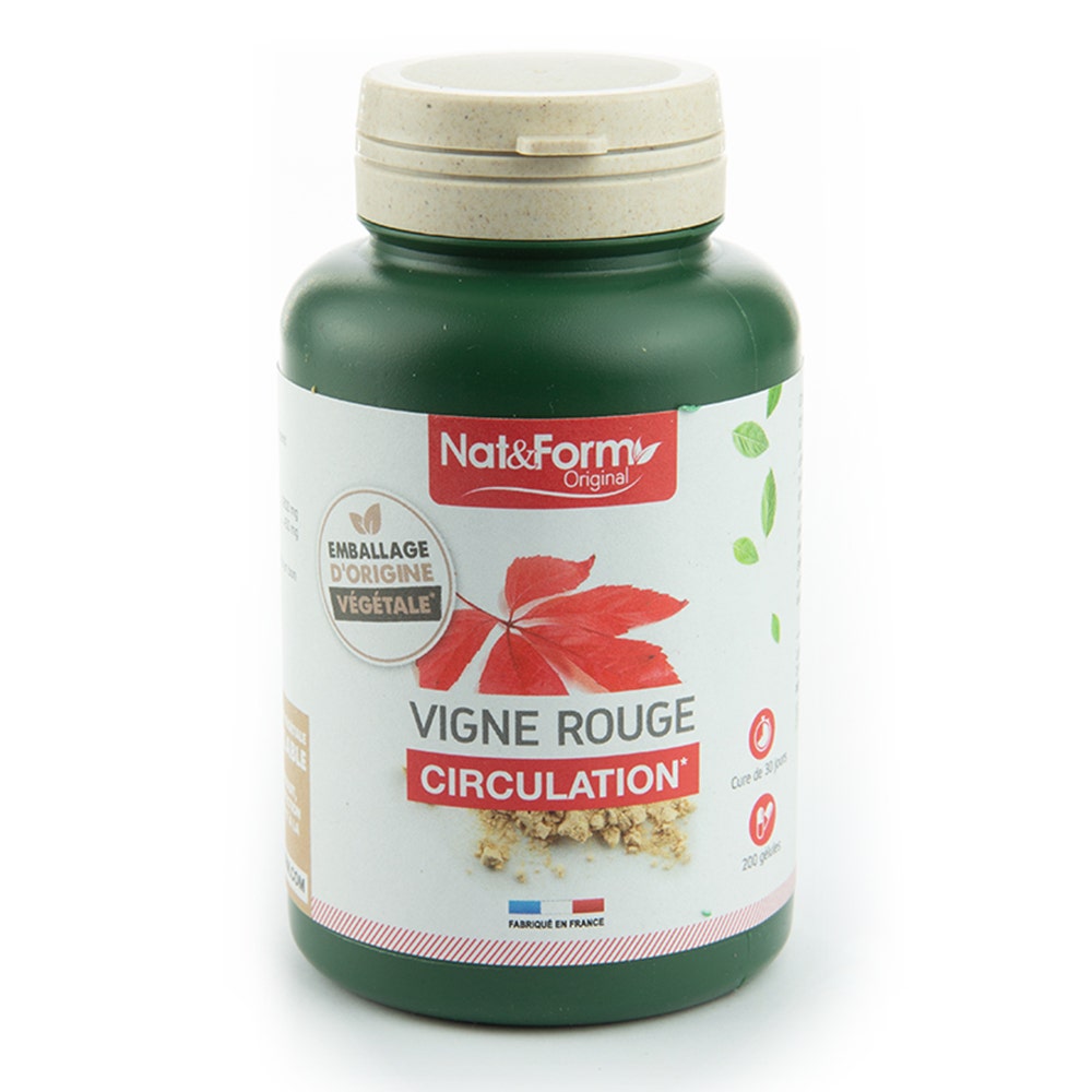 Nat&Form Vigne rouge circulation x200 gélules