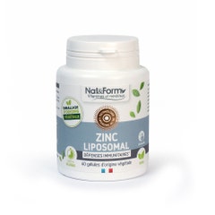 Nat&Form Zinc liposomal x60 gélules végétales