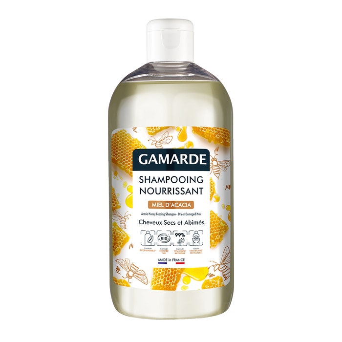 Shampooing Nourrissant Bio Miel D'acacia 500 ml Gamarde