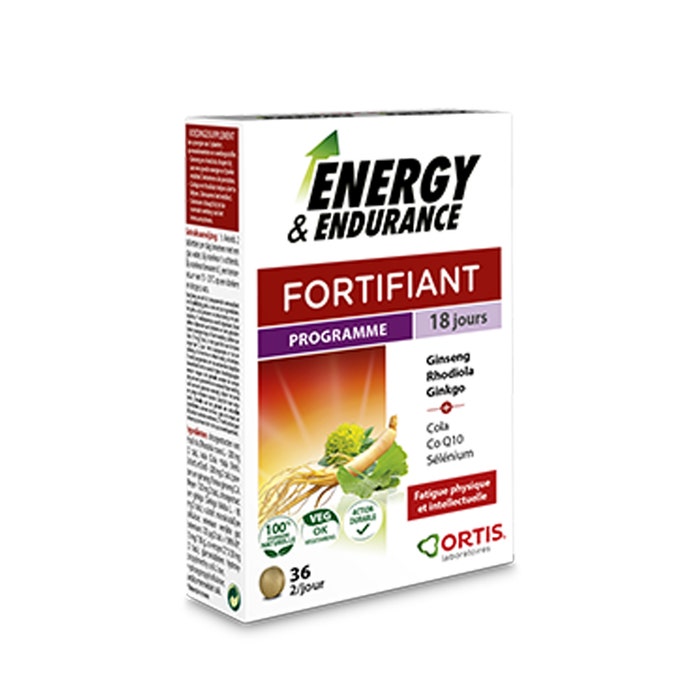 Ortis Energy & Endurance 36 comprimés