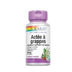 Solaray Actee A Grappes 120 Capsules