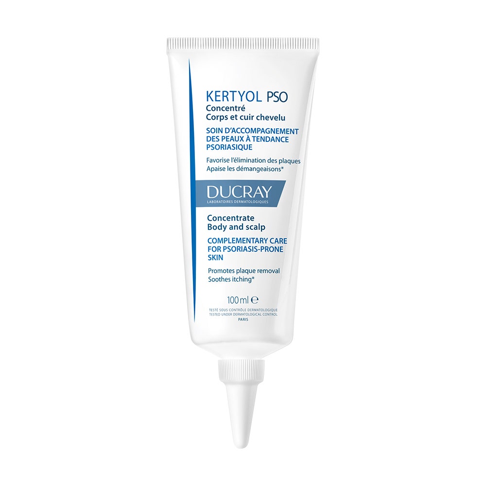 Ducray Kertyol P.S.O Concentré Corps Et Cuir Chevelu Peaux Psoriasiques 100ml