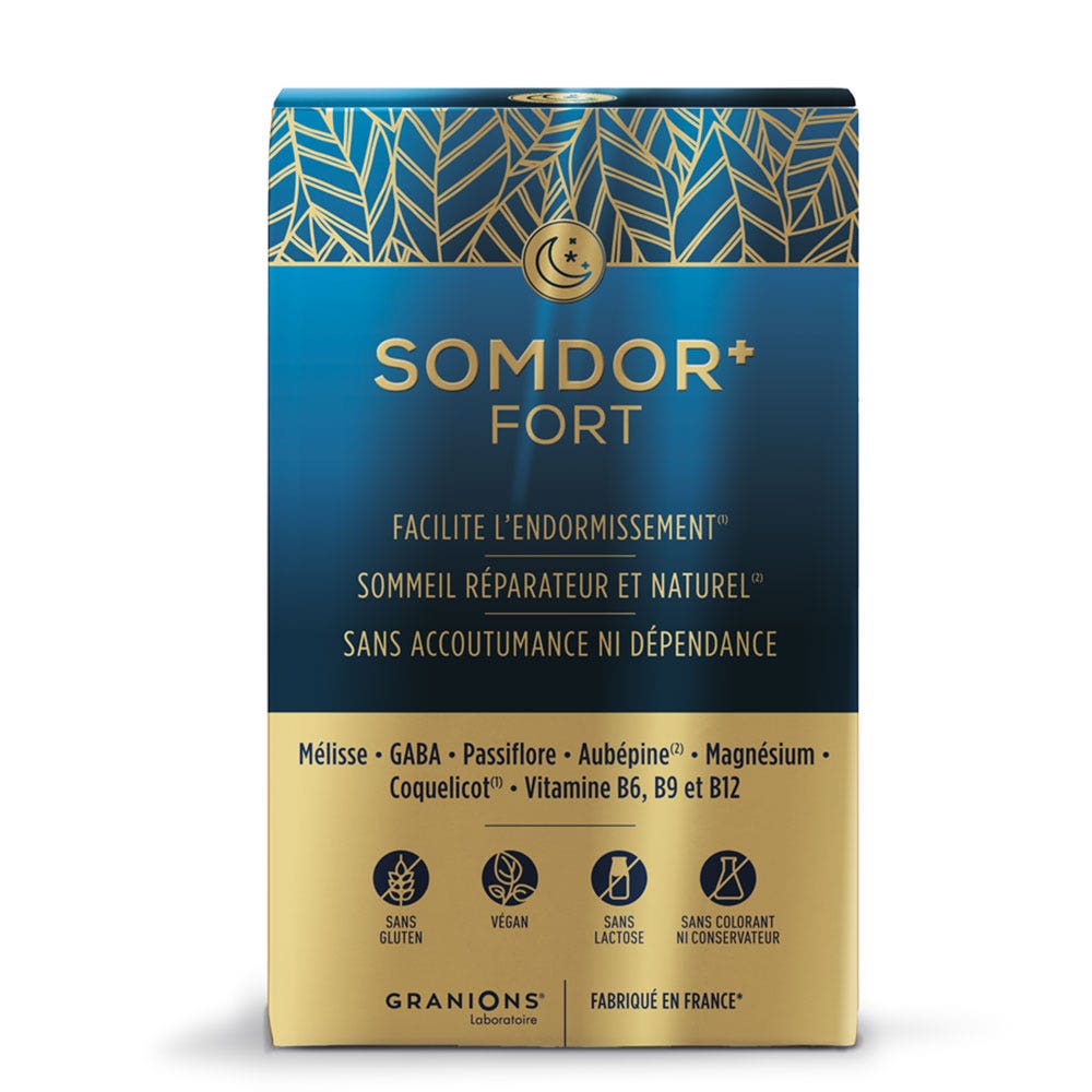 Granions SOMDOR+® Fort Facilite l'endormissement 30 comprimés
