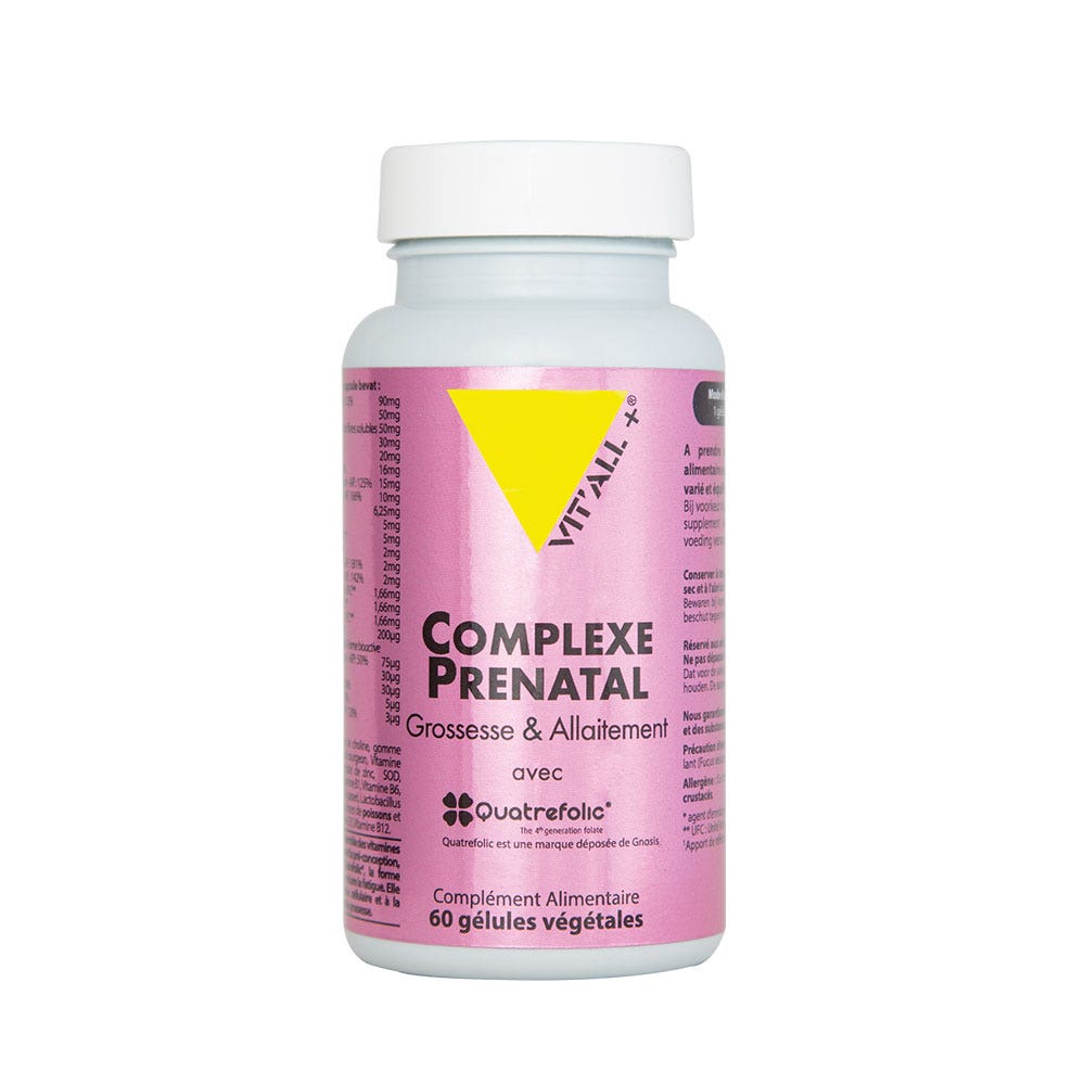 Vit'All+ Complexe Prenatal Grossesse et allaitement 60 Gélules