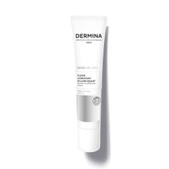 Dermina Sensi-Blanc Fluide Hydratant Eclaircissant Peaux Normales A Mixtes 40ml