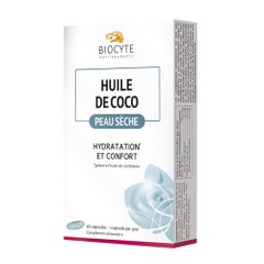 Biocyte Huile De Coco Peaux Seches 30 Capsules