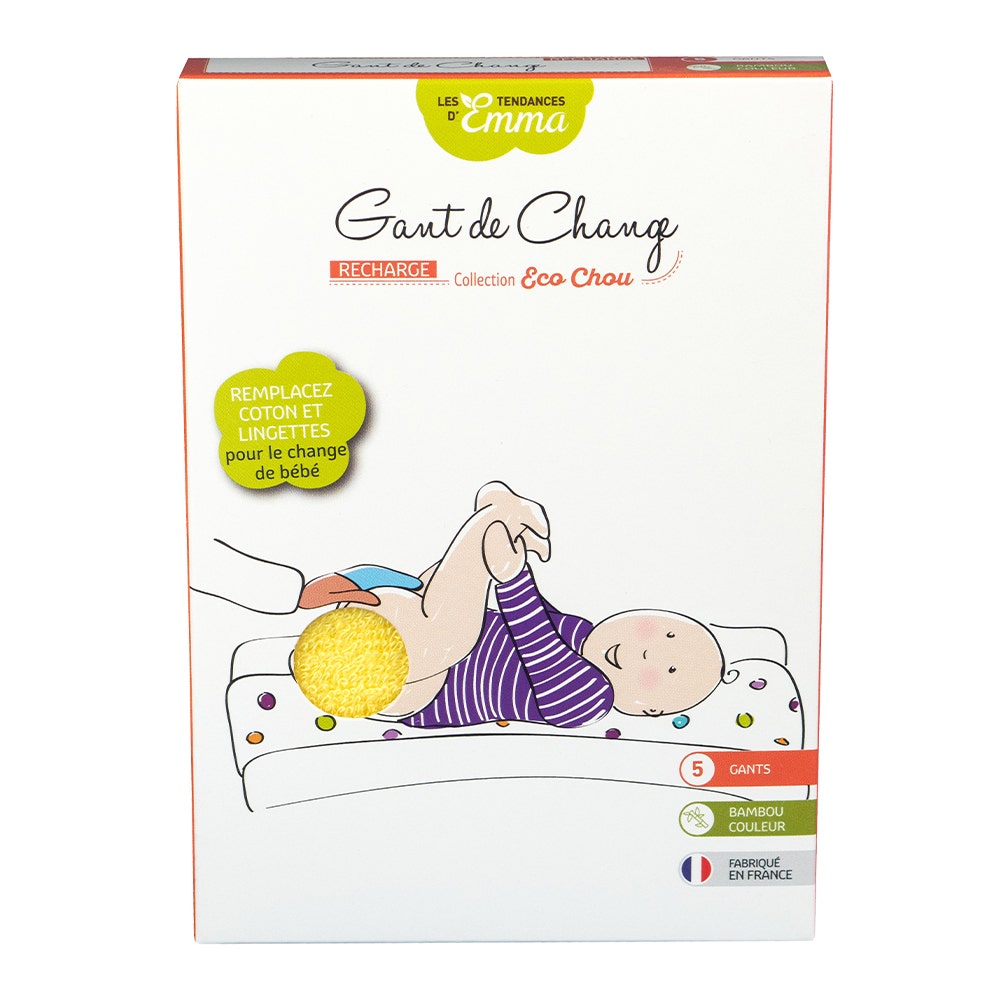 Les Tendances D'Emma Eco Chou Gants De Change Lavables Bébé x5
