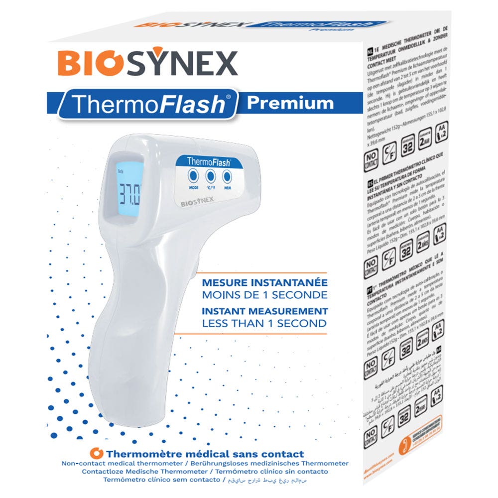 Biosynex Thermoflash Premium Thermomètre Sans Contact