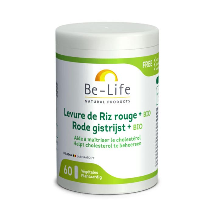 Be-Life Levure De Riz Rouge+ Bio Cholestérol 60 Gélules