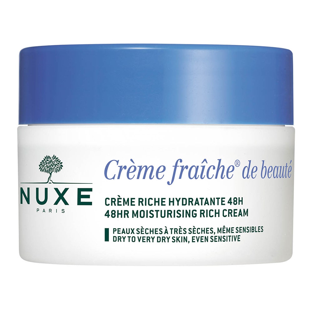 Nuxe Creme Fraîche De Beaute Creme Riche Hydratante 48h Peaux Sèches 50ml