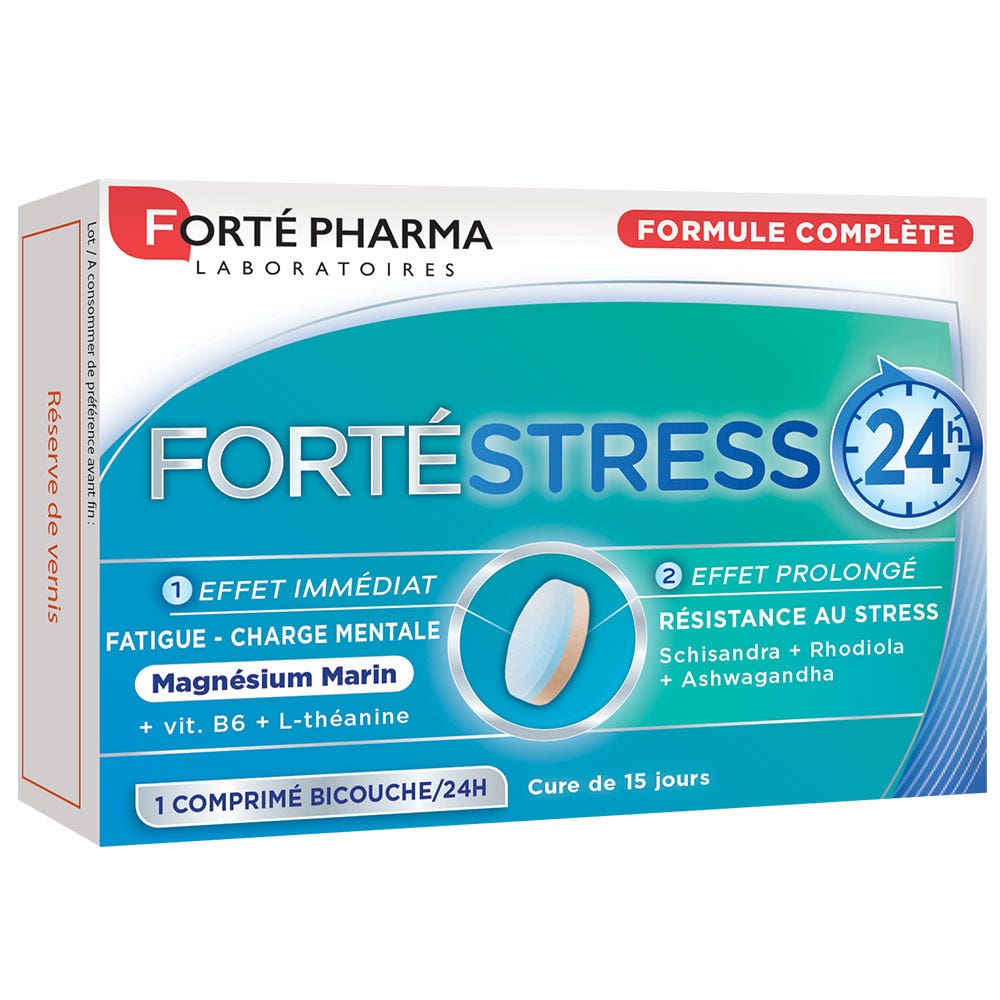 Forté Pharma Forté Stress 24h Résistance au stress 15 Comprimes