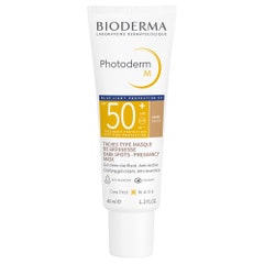 Bioderma Photoderm Gel-crème clarifiant anti-récidive SPF50+ Teinte dorée M 40ml