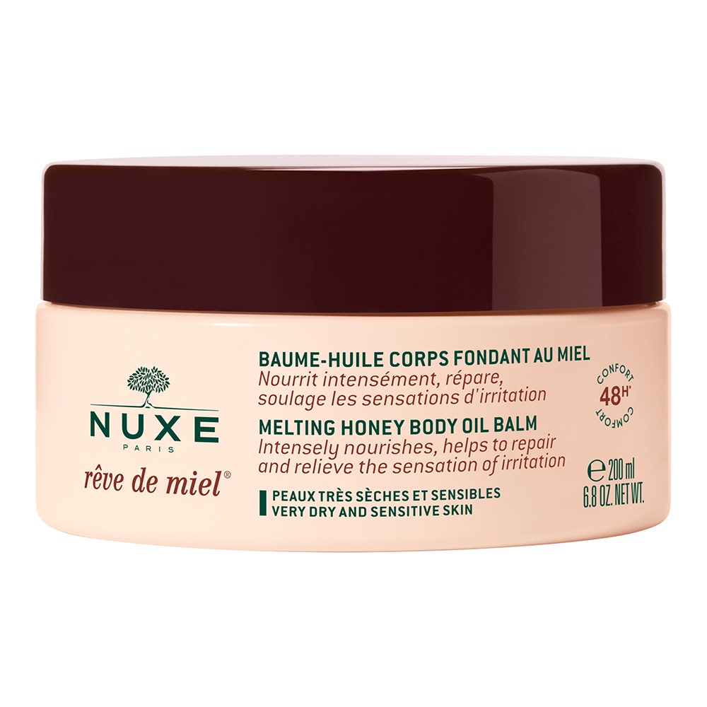 Nuxe Reve De Miel Baume Huile Corps Fondant Au Miel Peaux Tres Seches Et Sensibles 200ml